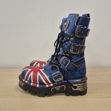 New Rock Reactor Black Leather