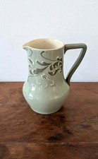 Antique English Esso Faience Leaf Pitcher. 17 cm height 