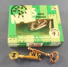 2 Nail puzzles  - Key Chrome