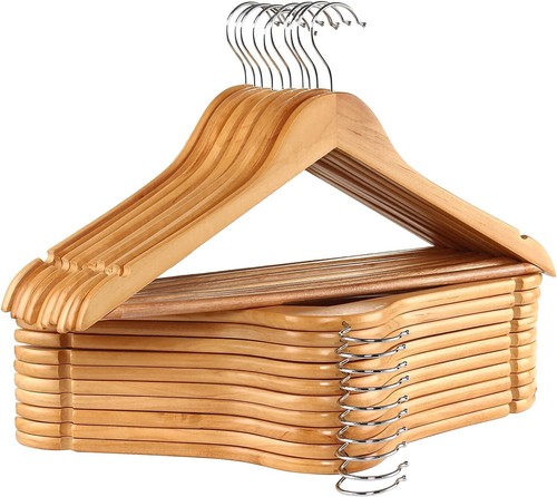 Wooden coat hangers - hangers, suit