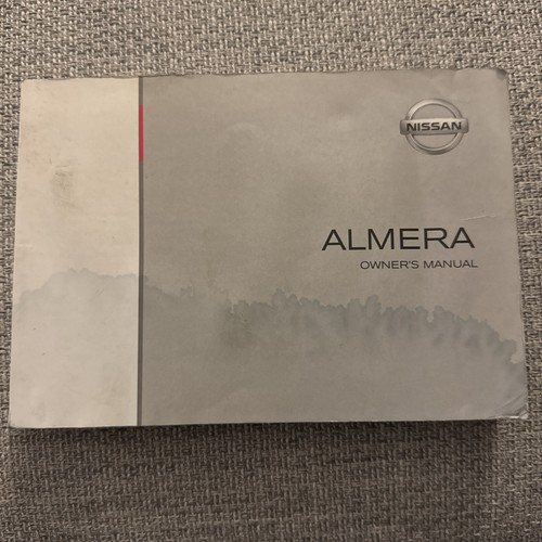 Nissan almera owners - owners, handbook