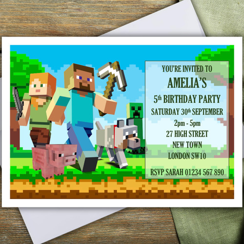 Minecraft personalised - minecraft,