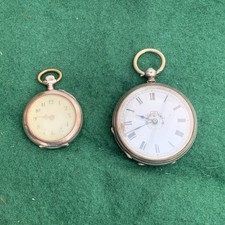 House Clearance Silver Fob Pocket Watch Job Lot
