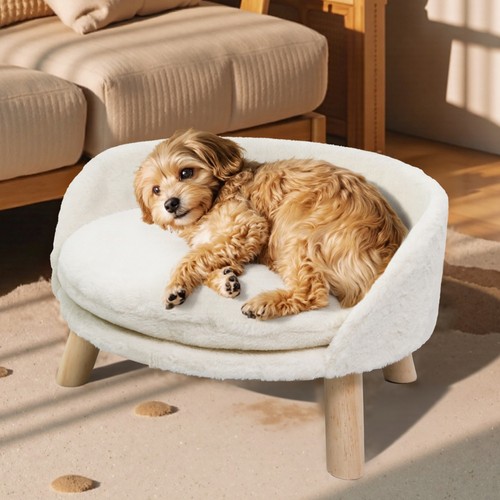 Luxury raised pet bed - raised,