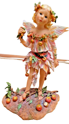Faerie figurine apple - figurine, orchard