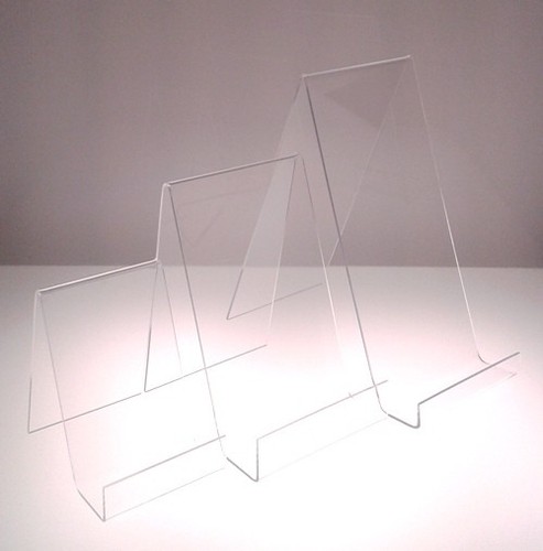 Book display plate stand clear - book,