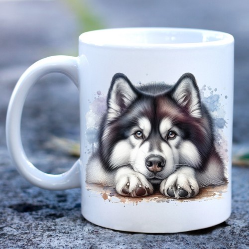 Siberian husky dog mug ideal - husky,