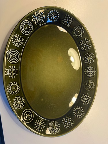 Portmeirion totem green - green, oval
