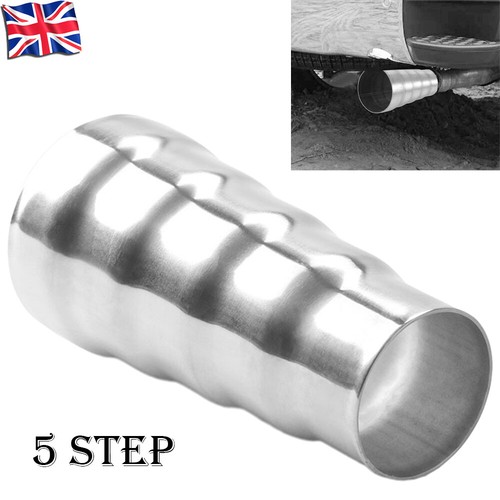 Stainless steel exhaust step - stainless,
