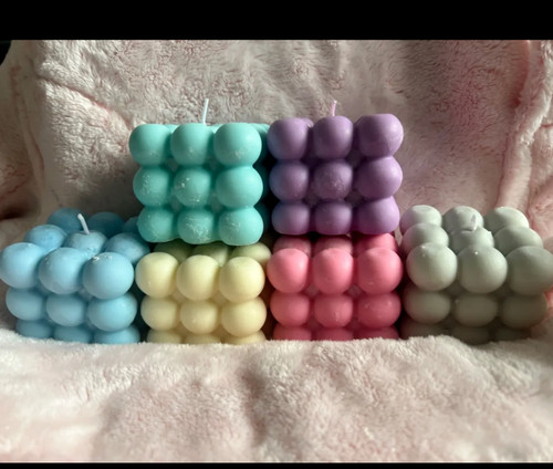 Handmade bubble candles - handmade💜bubble,