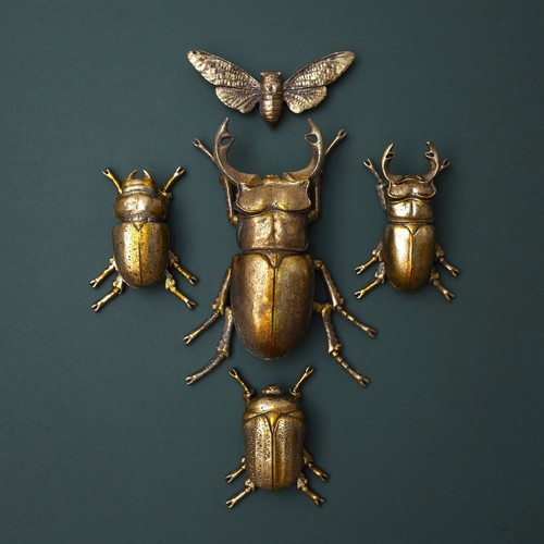 Steampunk gold stag - steampunk,