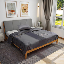 3pcs Summer Cooling Quilt Bedding Set, Air-Conditioning Thin Quilt Ice Blanket