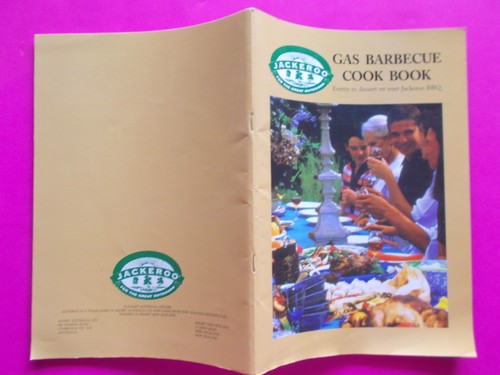 Gas barbecue cook - barbecue, book
