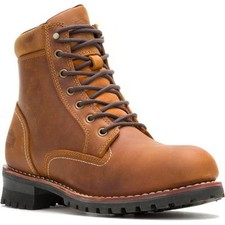 Harley Davidson Bentler 6 Inch CE Mens Brown Biker Boots Motorcycle Boot UK 7-11