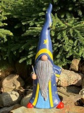 Mould To Make This Large Gnome, Wizard Ornament, Great for Concrete Garden Home