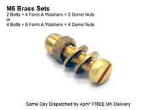 M6 Brass SETS Bolts,  Washers