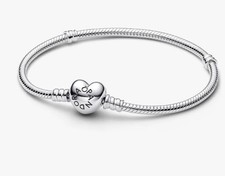 PANDORA 590702HV23 Moments Snake Chain Bracelet - Silver