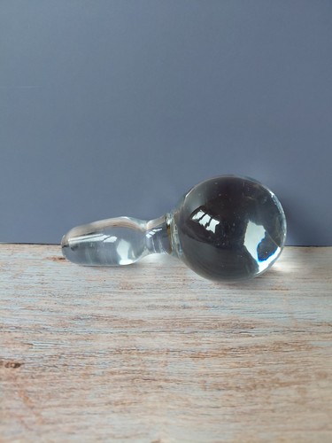 Large vintage solid - , glass
