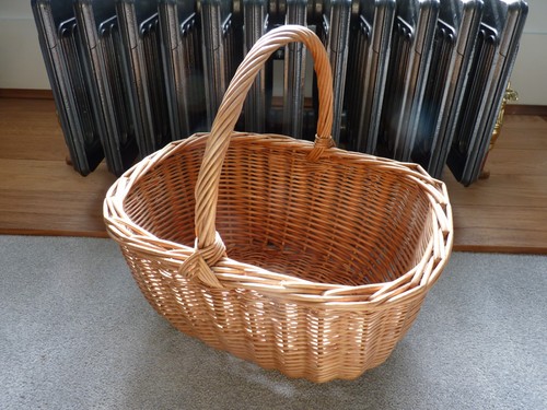 Vintage oval basket large - vintage, basket,