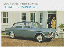 Humber Imperial 1965-1967 UK Market Foldout Sales Brochure Saloon Limousine