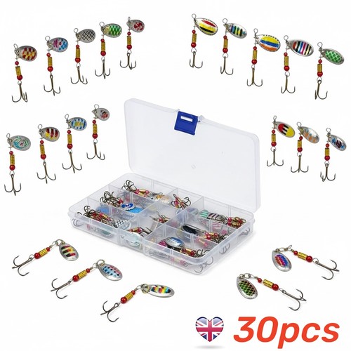 30x metal spinners - metal, fishing