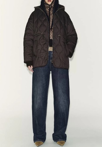 Zara water repellent quilted