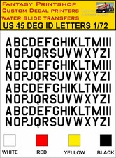 USA 45 DEG ID LETTERS WATER