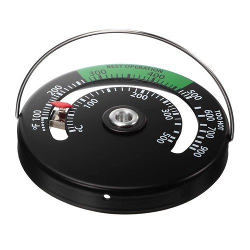 Wood fireplace thermometer - fireplace,