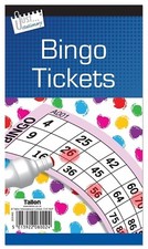 600 Jumbo Bingo Tickets Security Coded Perforated Fun Game Activity 21 x 12cm