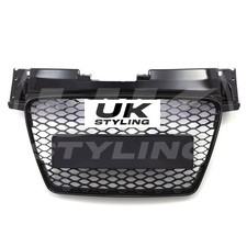 FRONT TTRS STYLE GRILLE REPLACEMENT HONEYCOMB GRILL FOR AUDI TT MK2 8J 06-14