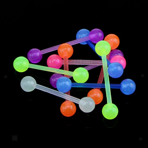 20pcs tongue nipple - bar, ring