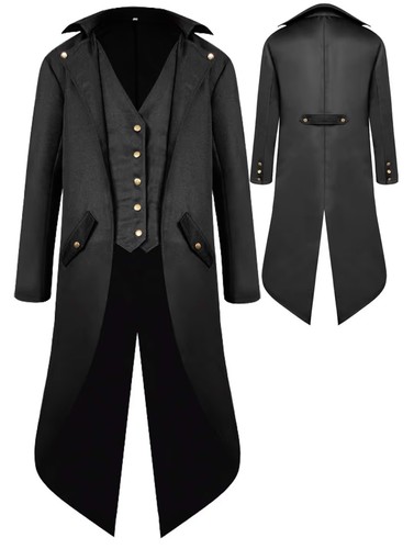 Men steampunk vintage - steampunk, jacket