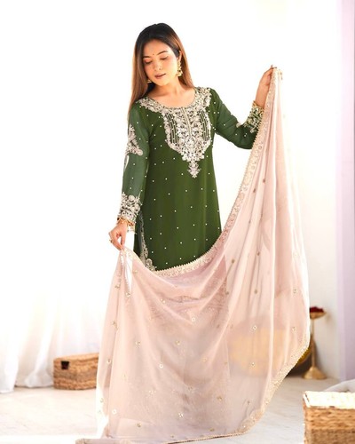 Plus size designer salwar - size,