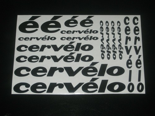 Cervelo cycling stickers - cervelo,
