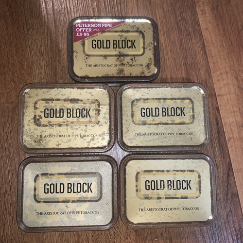 Gold block pipe tobacco - x,