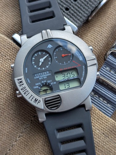 Vintage 1983 citizen - citizen, ana-digi