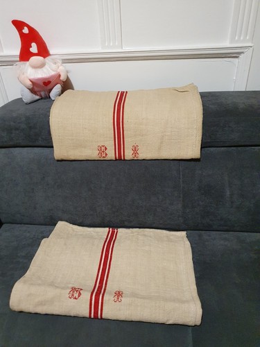 Antique hemp grain - grain, sack