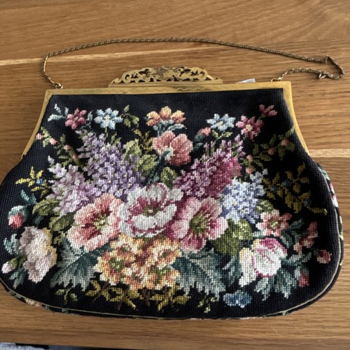 Vintage tapestry handbag - vintage,