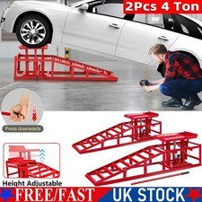 2PCS Hydraulic Car Ramps 4 Ton