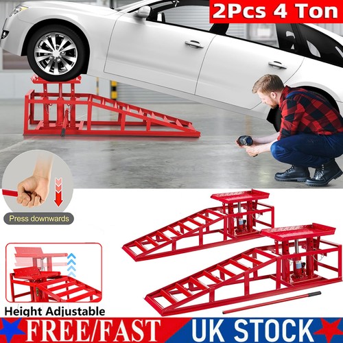 Ton hydraulic car ramps - ton, 2pc