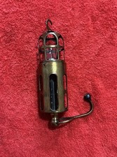 Quality Vintage J Lucas Brass Car Inspection Lamp. 1920-30s
