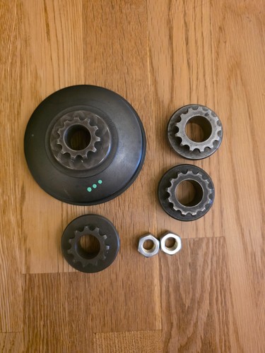 Rotax clutch drum with - , front