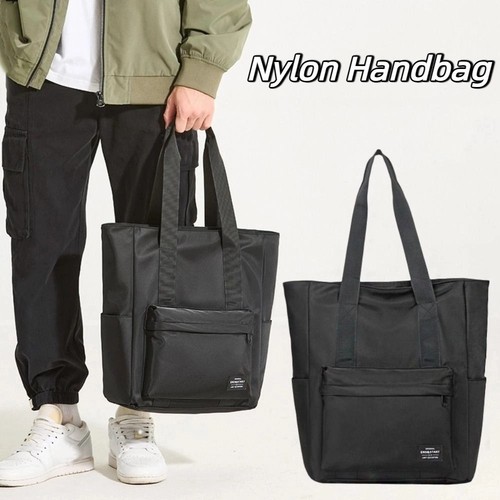 Male tote bag nylon handbag - male,