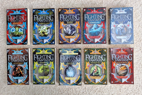 Fighting fantasy books 10 - fighting,