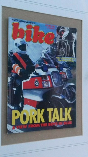Bike magazine october 1986 - magazine,