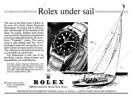 1960s rolex submariner watch - rolex,