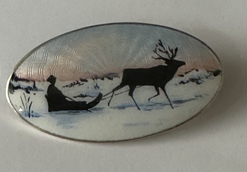 Sami silhouette brooch - sami,