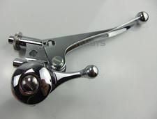 7/8" Classic Chrome Motorcycle BRAKE + AIR CHOKE Lever British BSA Triumph