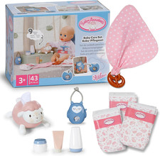 Baby Annabell Baby Care Set - 7-Piece Doll Accessories Set - Incl. Nappies, Tiss