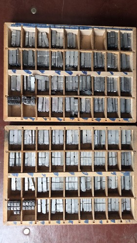 Letterpress metal type - letterpress,